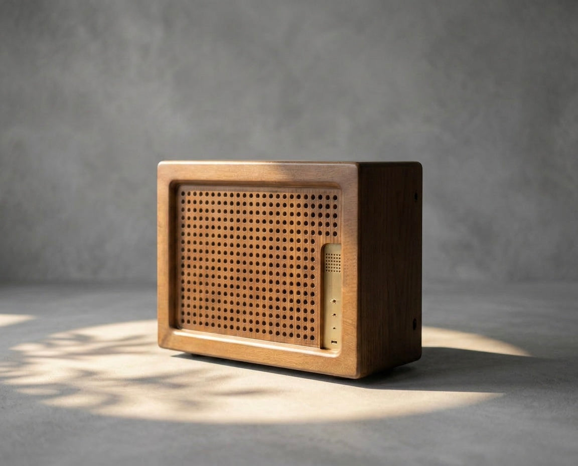 Kair 2-Fan Dots — three-quarter view